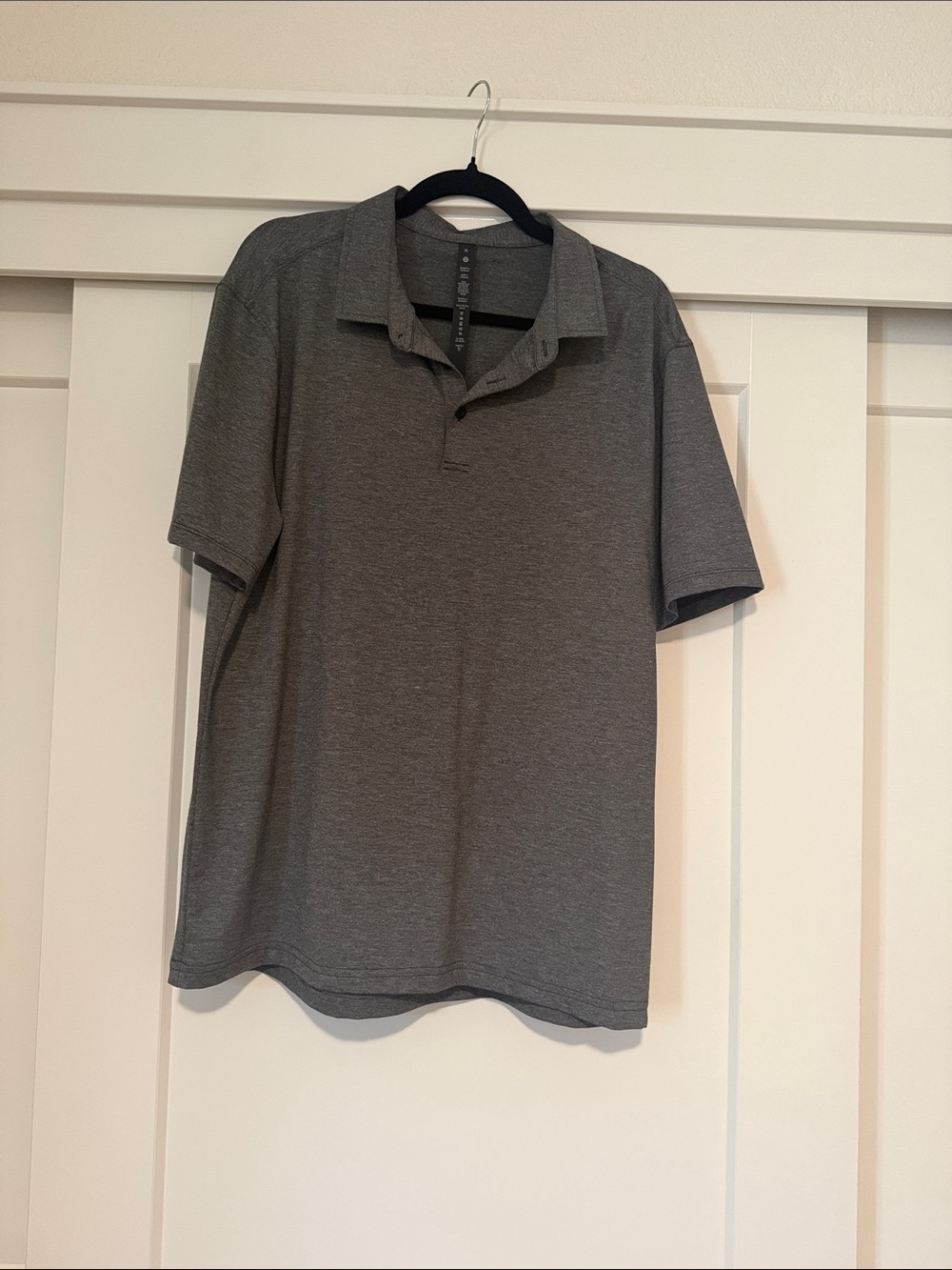 Men's Gray Polo Shirt - Classic Short-Sleeve : Lululemon